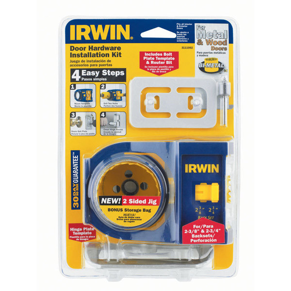 Irwin Door Lock Install Metal 3111002